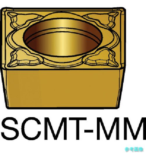 (SANDVIK) SCMT 12 04 12-MM(2035) コロターン107 旋削用ポジチップ(120) 2035 【10個】