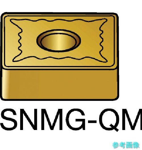 (SANDVIK) SNMG 19 06 16-QM(H13A) T-Max P 旋削用ネガ心付け(110) H13A 【10個】