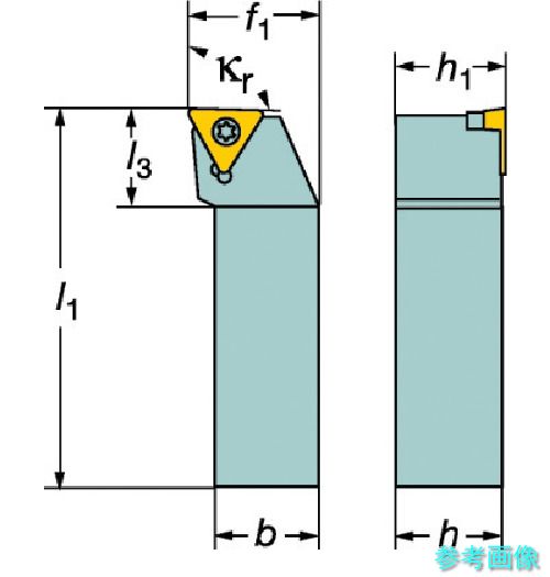 (SANDVIK) STFCL 1212F 11-B1 コロターン107 ポジ心付け用シャンクバイト(210) 【1本】