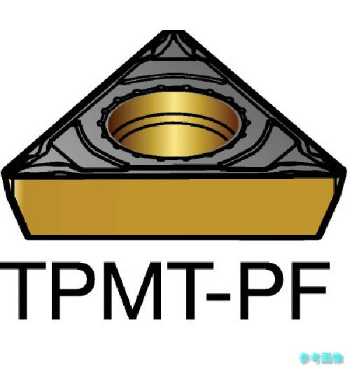 (SANDVIK) TPMT 11 03 02-PF(5015) コロターン111 旋削用ポジチップ(120) 5015 【10個】