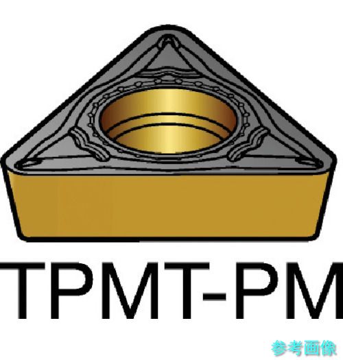 (SANDVIK) TPMT 11 03 04-PM(1525) コロターン111 旋削用ポジチップ(120) 1525 【10個】|イーキカイ 店