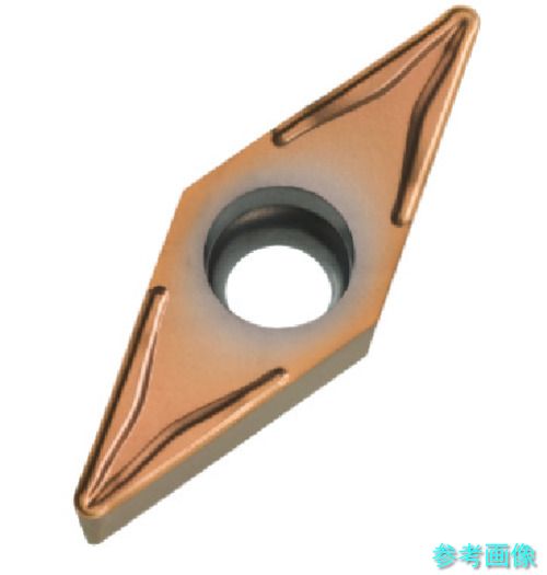 (SANDVIK) VBMT 11 02 02-UF(1125) コロターン107 旋削用ポジチップ(130) 1125 【10個】