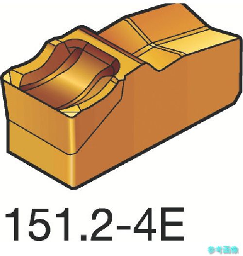 (SANDVIK) L151.2-60005-4E(4225) T-Max Q-カット 突切り・溝入れチップ(310) 4225 【10個】 21,424円