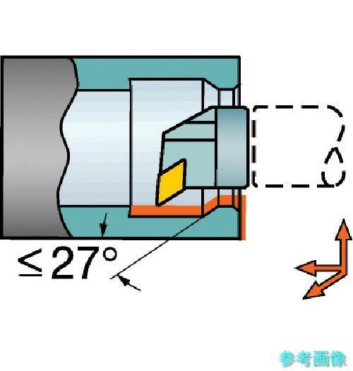 (SANDVIK) R571.35C-604043-15 コロターンSL 570型切り立てる頭顱(410) 【1個】