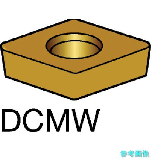 (SANDVIK) DCMW 11 T3 04S01020E(CB20) コロターン107 旋削用CBNポジチップ(620) CB20 【5個】