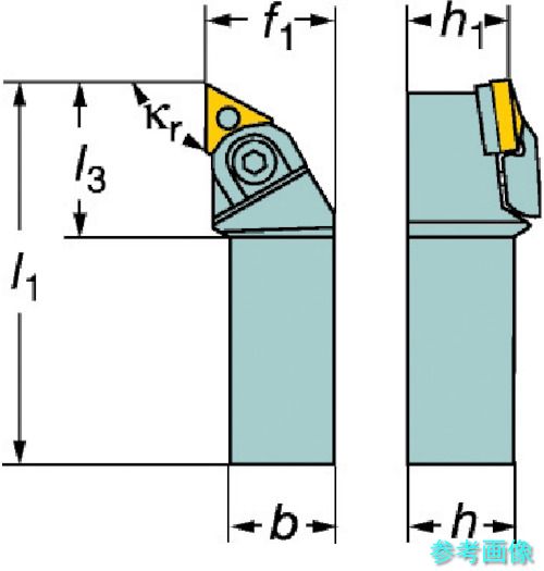 (SANDVIK) MTGNL 3232P 22M1 T-Max P ネガ心付け用シャンクバイト(210) 【1個】