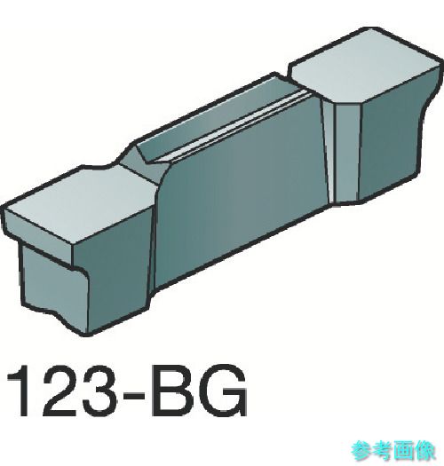 (SANDVIK) N123F2-0380-0002-BG(H13A) コロカット1・2 突切り産業用心付け(320) H13A 【10個】