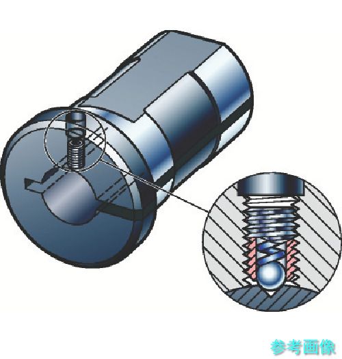 (SANDVIK) 132L-1606050-B 丸シャンクバイト用イージーフィックススリーブ(480) 【1個】