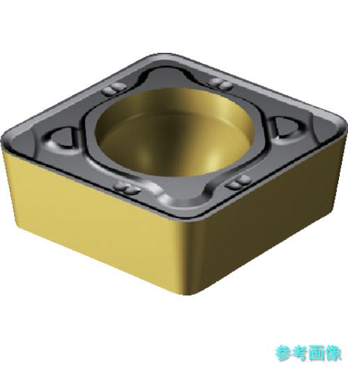 (SANDVIK) CCMT 09 T3 08-MR(2220) コロターン107 旋削用ポジ心付け(122) 2220 【10個】