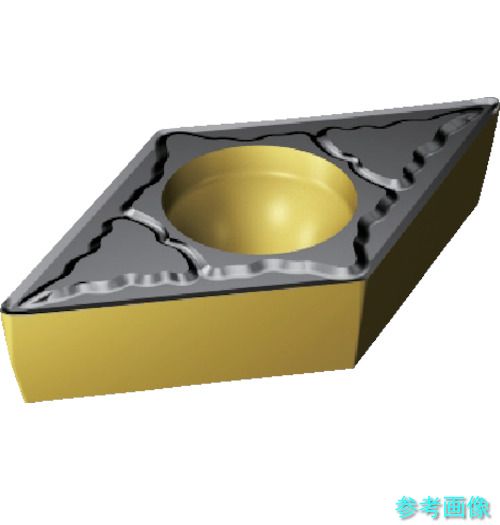 (SANDVIK) DCMT 07 02 04-MM(2220) コロターン107 旋削用ポジ心付け(122) 2220 【10個】