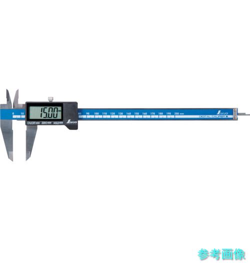 シンワ 19996 デジタルノギス 大文字2 200mm