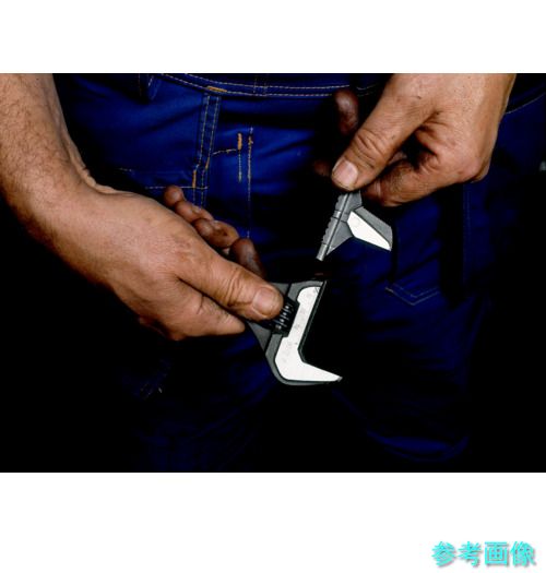 BAHCO 9073P 煙管鍵兼用エテ公鍵 最大限度口開き34粍 黒いこと完成
