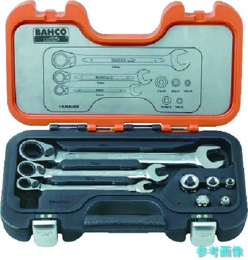BAHCO 1RMA/S8 ラチェットコンビレンチ&アダプターセット 9,539円