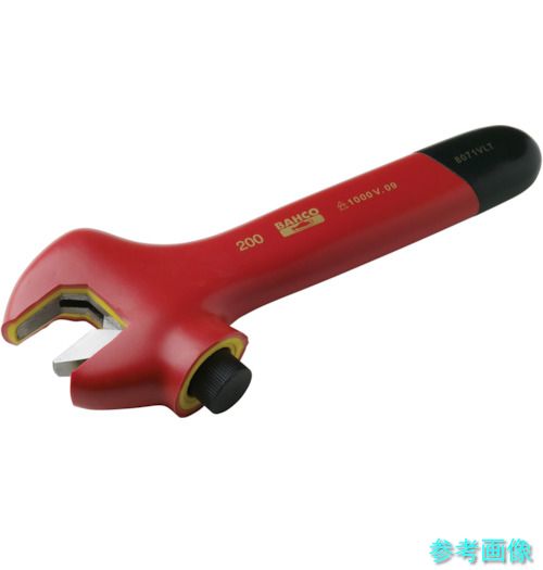 BAHCO 8072VLT 1000V完全絶縁仕様モンキーレンチ 255mm