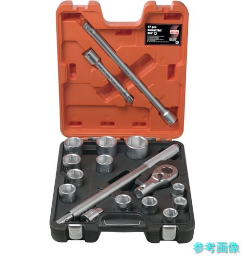 BAHCO SLX17 3/4ソケット鍵仕かける(6角) 差込角19粍 17点仕かける 締付工具-花・ガーデン・DIY-手動工具