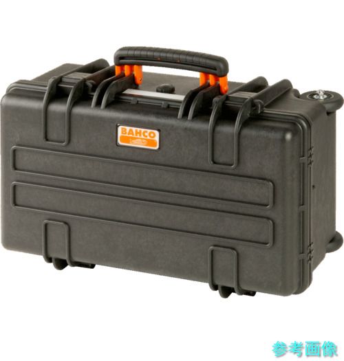 BAHCO 4750RCHDW01 樹脂製工具箱 ホイール付き工具箱 外形寸法350×240×545mm ブラック