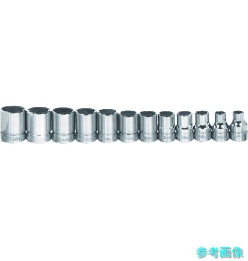 WILLIAMS JHWMSB-20HRC 3/8ドライブ ソケットセット 6角 20個 【1Ｓ(20個)】