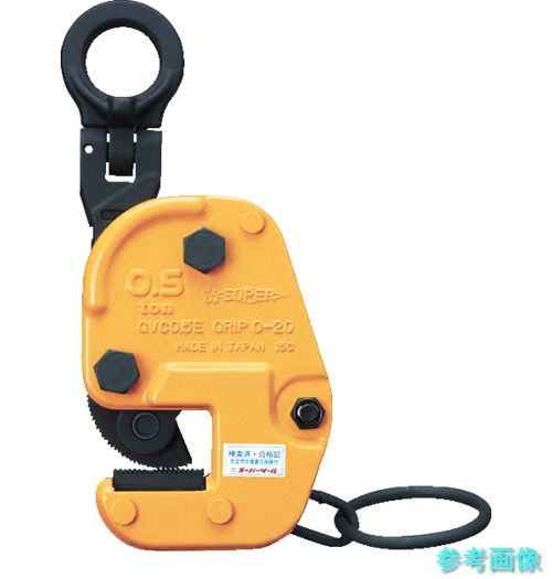 スーパー GVC1ENRF 横吊クランプ 自在型ロックハンドル式 細目仕様 基本使用荷重1t(RFIDチップ搭載/S・M・A・Я・T管理アプリ対応)|イーキカイ 店