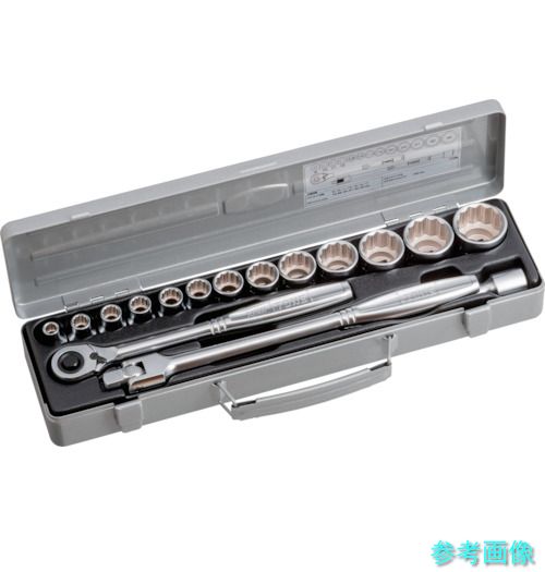 TONE 770M ソケットレンチセット 12角タイプ 差込角12.7mm 16点セット｜イーキカイ　店