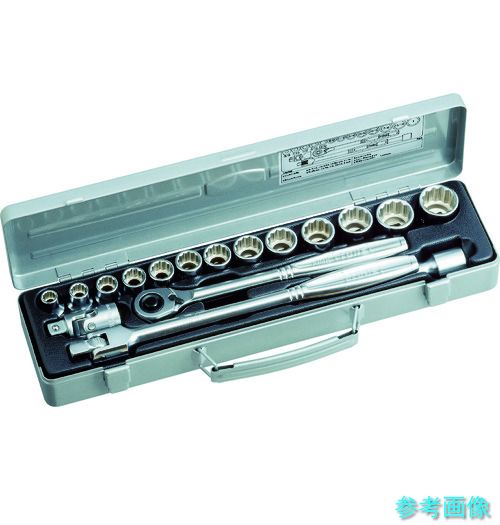 TONE 750 ソケットレンチセット(インチ) 吋目 差込角1/2 17点セット