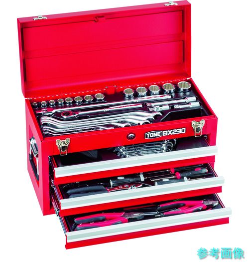 TONE TSS450 保全用手道具仕掛ける 物の具仕掛ける 差込角12.7粍 62点仕掛ける 赤いこと