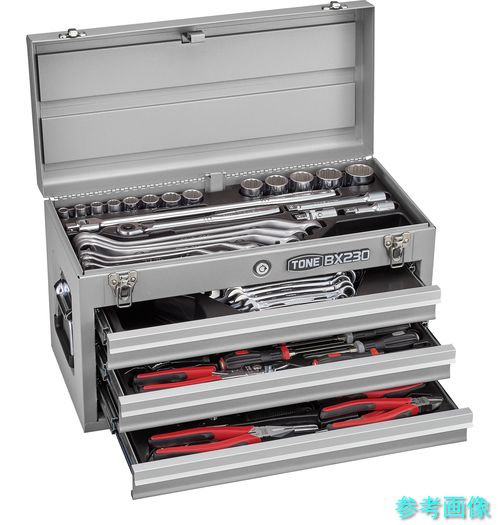 TONE TSS450SV 保全用手道具仕掛ける 物の具仕掛ける 差込角12.7粍 62点仕掛ける しろがね色