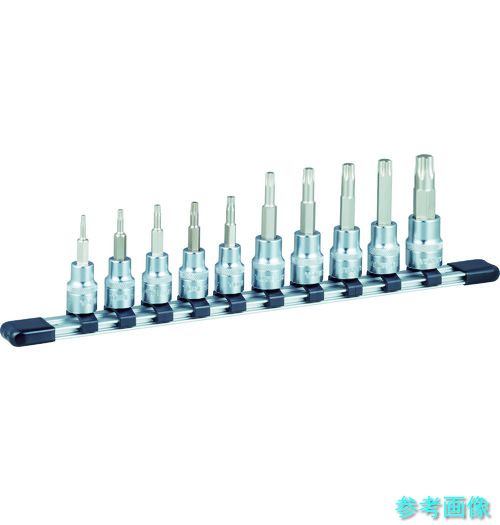 TONE HTX310 トルクスソケットセット(強力タイプホルダー付) 10pcs