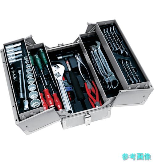 TONE TSH430SV 整備用工具セット TSH430ツールセット 52点セット シルバー|イーキカイ 店