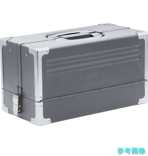 (TONE) BX331SVX 物の具容れもの しろがね色 両開き容れもの印字機 スチール写真