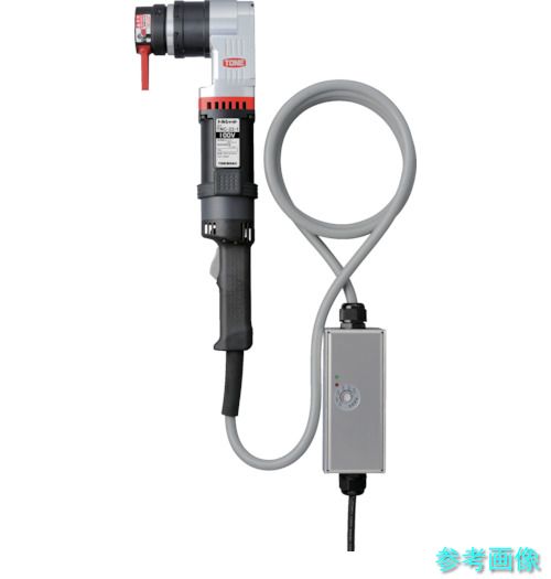 (TONE) TNC22-1T シャーレンチ M20・M22ナット回転角レンチ コーナー型トルシャット 電源100V