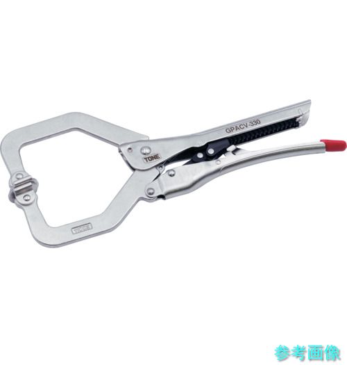 TONE GPACV-330 オートグリッププライヤ C型スイ呼びりん 最大限度口開き86MM その他-花・ガーデン・DIY
