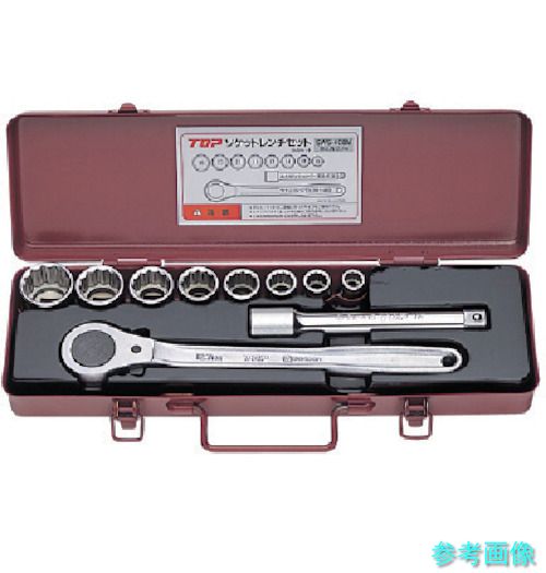 TOP SWS-408S ソケットレンチセット 差込角12.7mm ISO 【1S(10個)】|イーキカイ 店