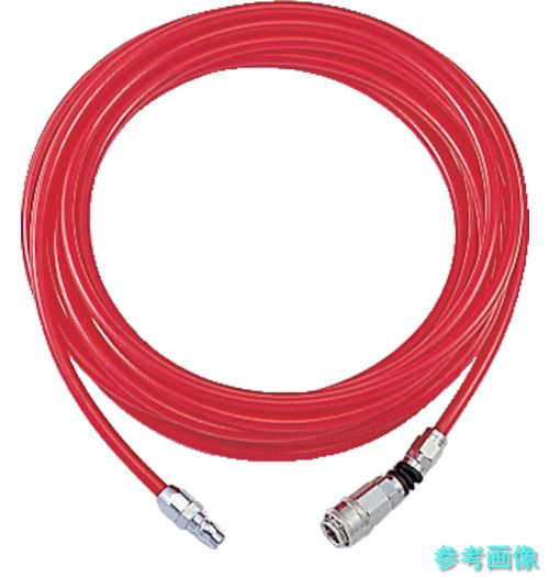 TRUSCO TOP-6.5-20F エアブレードホース ウレタンブレードチューブ 6.5×10 20m 無償性一角J付