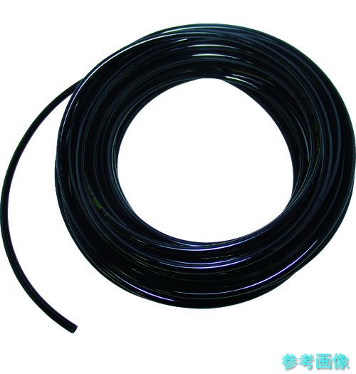 TRUSCO TPT-0805-100BK ウレタン熱電子管 8X5.0 100M 黒