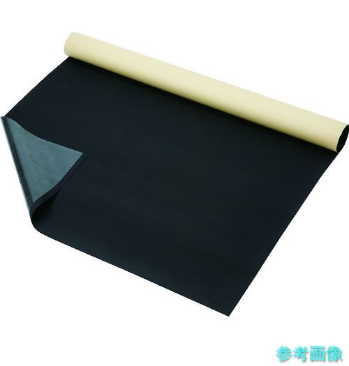 《個人宅配送不可》 TRUSCO G10-1210-5P ゴム製すべり止めシート のり付き 1200X1000mm 5枚入 【1袋(5枚)】