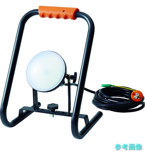 TRUSCO RTLE-210EP-S LED投光器 DELKURO スタンドタイプ 20W 10m アース付 2芯3芯両用タイプ
