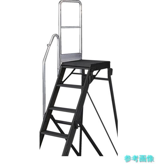 《人間宅送りとどける不可》 TRUSCO TDAD-TS-110 踏み台TDAD用片側手摺り 高さ1100粍