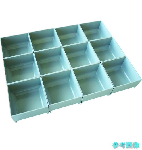 TRUSCO SB-PT42B-C 労働者階級用段積み御徒面子 STACK BLOCK 一部分容れもの 420X70 C印字機 【1Ｓ(6個)】