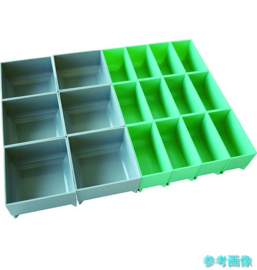 TRUSCO SB-PT42B-E プロ用段積みバッグ STACK BLOCK パーツケース 420X70 Eタイプ 【1Ｓ(6個)】