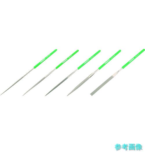 TRUSCO GS-5-SET ダイヤモンドヤスリ 細やか用＃170 5本書き割り 全長200粍(5本組大いさ) 【1Ｓ(5本)】
