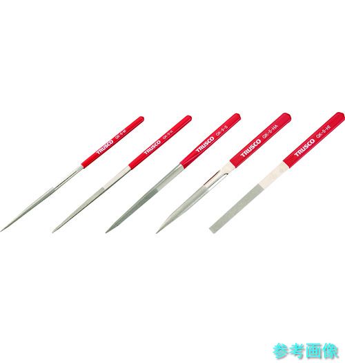 TRUSCO GK-5-SET ダイヤモンドヤスリ 鉄工用＃140 5本セット 全長215mm(5本組サイズ) 【1Ｓ(5本)】
