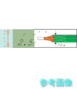 (TRUSCO) G75-90 ベルトスリング JIS3カテゴリー化 両端目玉形 75mmX9.0m