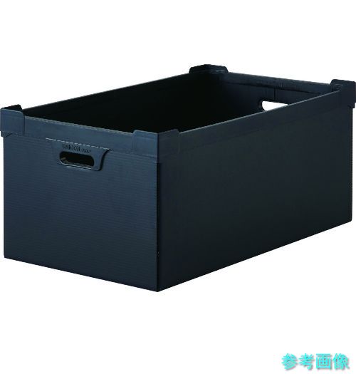 TRUSCO DP-560D-5N 導電性ダンボールプラスチックケース 45L ブラック 【1Ｓ(5枚)】