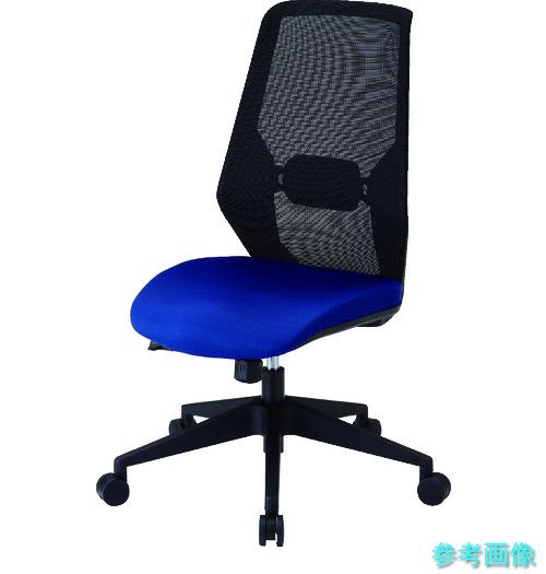 製造業者直送(北海道・沖縄・離島は除く) (TRUSCO) MCH-B メッシュハイバックチェア“VIENTO” 青色 花・ガーデン・DIY-その他-DIY・工具