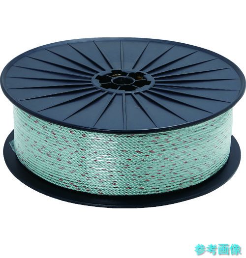 TRUSCO D-ROPE4500-GY ド貸し付け金用飛行士索条 PP4粍 長さ500m 木管一巻き 薄墨色