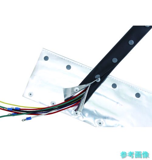 TRUSCO OTF-10-5-R2 電磁波シールド結束チューブ ホックタイプ 10Φ5m
