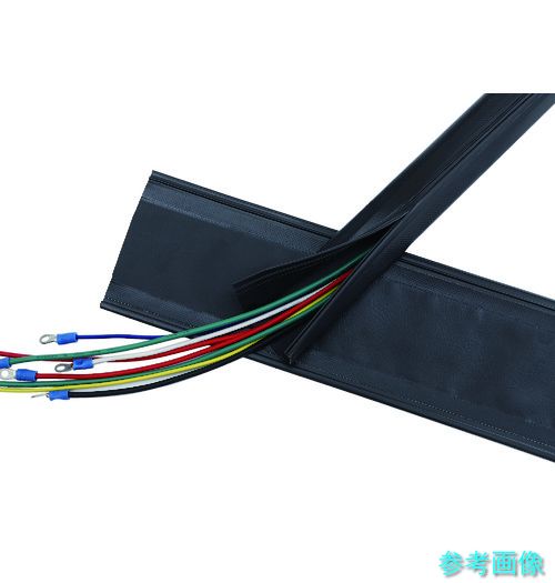 TRUSCO GPJ-20-10-R2 配線保護結束チューブ ジッパータイプ 20Φ10m