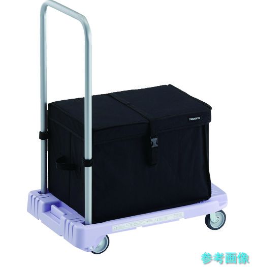 TRUSCO MP-6039N2-PU-THB 脂手押し車 こまわり君 省音G拷問台 600X390 パープル THB付