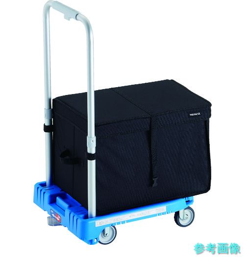 TRUSCO WP-2G-B-JS-THB 脂手押し車 カルティオミニ weego 省音拷問台 青碧 ストッパー付 TH打ち切り付