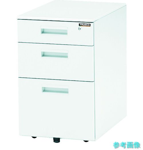《個人宅配送不可》 TRUSCO TWGN-3 システムデスク ワゴン 3段